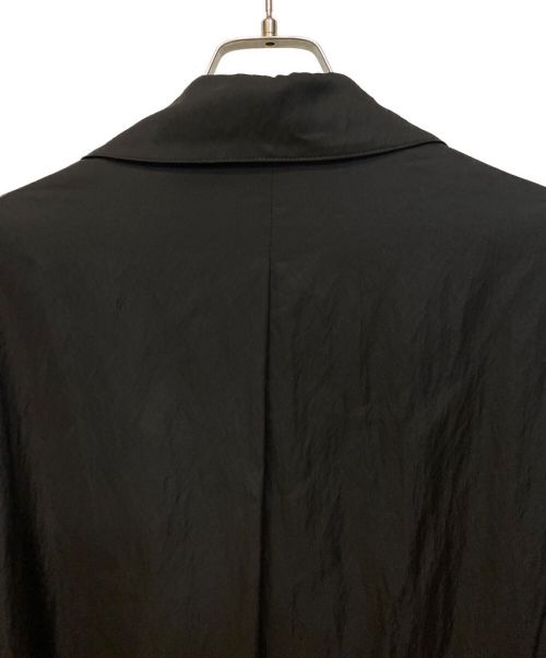 JIL SANDER（ジルサンダー）JIL SANDER (ジルサンダー) ライトステンカラーコート ブラック サイズ:46の古着・服飾アイテム