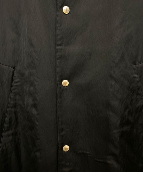 JIL SANDER（ジルサンダー）JIL SANDER (ジルサンダー) ライトステンカラーコート ブラック サイズ:46の古着・服飾アイテム