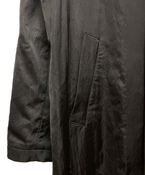 JIL SANDER（ジルサンダー）JIL SANDER (ジルサンダー) ライトステンカラーコート ブラック サイズ:46の古着・服飾アイテム