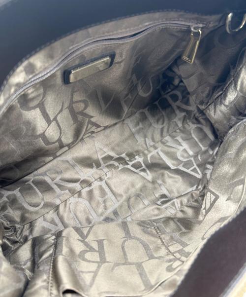 FURLA（フルラ）FURLA (フルラ) ハンドバッグ　パイパールクス ベージュの古着・服飾アイテム