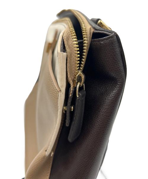 FURLA（フルラ）FURLA (フルラ) ハンドバッグ　パイパールクス ベージュの古着・服飾アイテム