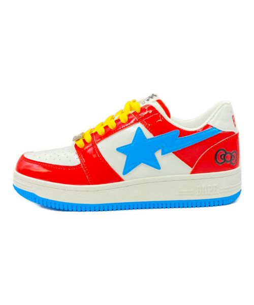 A BATHING APE（アベイシングエイプ）A BATHING APE (ア ベイシング エイプ) HELLO KITTY (ハローキティ) BAPE STA LOW レッド サイズ:27cm(US 9)の古着・服飾アイテム