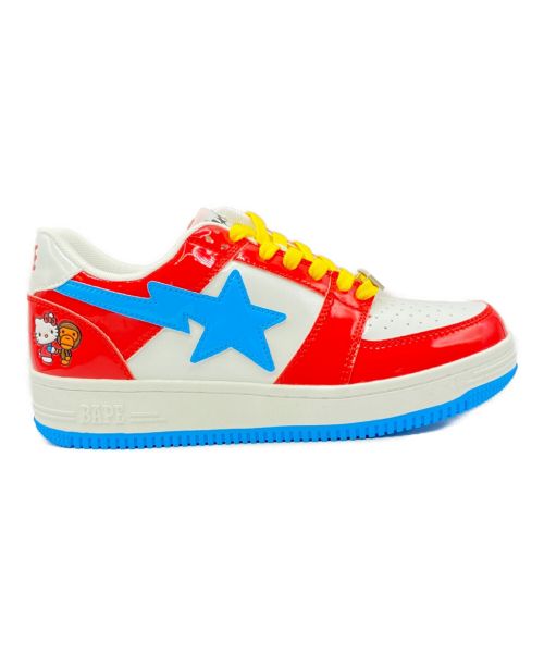A BATHING APE（アベイシングエイプ）A BATHING APE (ア ベイシング エイプ) HELLO KITTY (ハローキティ) BAPE STA LOW レッド サイズ:27cm(US 9)の古着・服飾アイテム