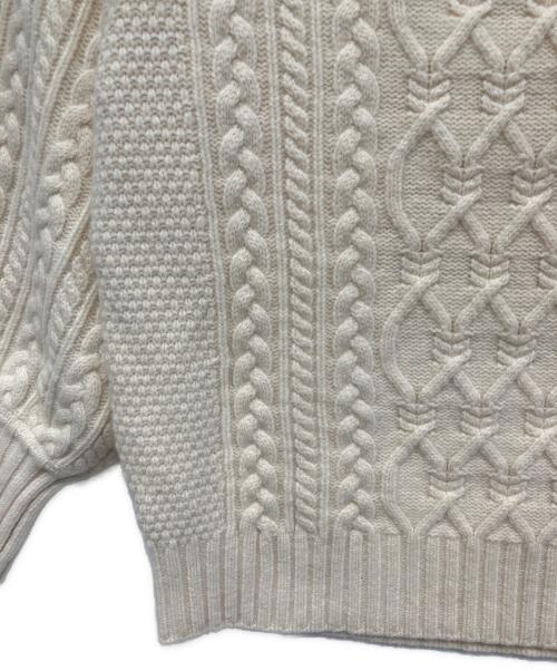 Plage（プラージュ）Plage (プラージュ) アランモックネックプルオーバー アイボリー サイズ:不明の古着・服飾アイテム