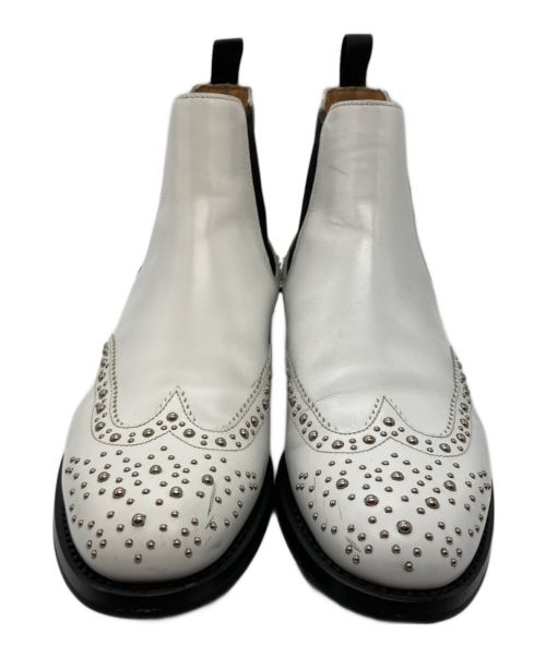 CHURCH'S（チャーチ）CHURCH'S (チャーチ) チェルシーブーツ ホワイト サイズ:26 1/2の古着・服飾アイテム