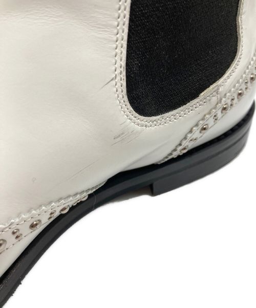 CHURCH'S（チャーチ）CHURCH'S (チャーチ) チェルシーブーツ ホワイト サイズ:26 1/2の古着・服飾アイテム