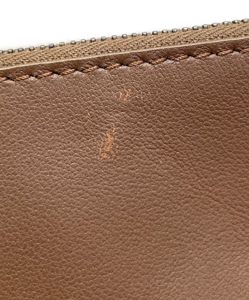 BOTTEGA VENETA（ボッテガベネタ）BOTTEGA VENETA (ボッテガベネタ) イントレチャートトートバッグ ブラウンの古着・服飾アイテム