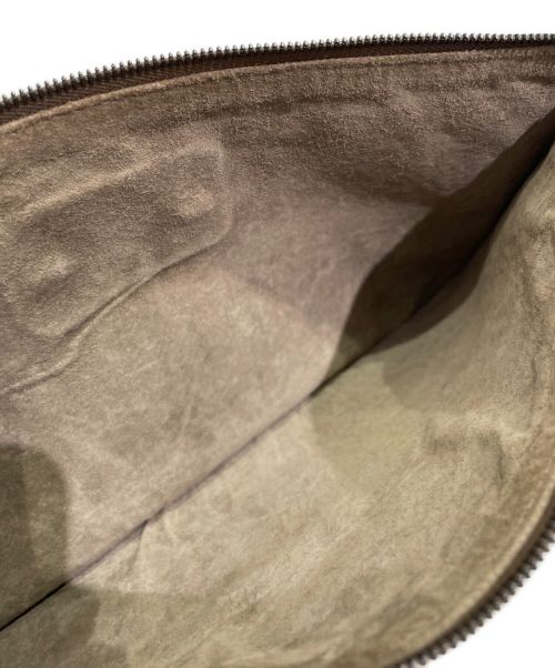 BOTTEGA VENETA（ボッテガベネタ）BOTTEGA VENETA (ボッテガベネタ) イントレチャートトートバッグ ブラウンの古着・服飾アイテム