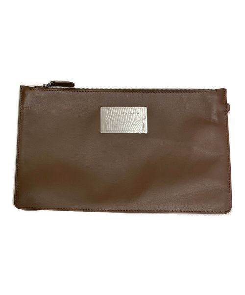 BOTTEGA VENETA（ボッテガベネタ）BOTTEGA VENETA (ボッテガベネタ) イントレチャートトートバッグ ブラウンの古着・服飾アイテム