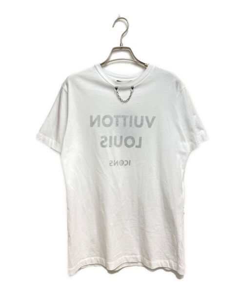 LOUIS VUITTON（ルイ ヴィトン）LOUIS VUITTON (ルイ ヴィトン) 反転ロゴプリントTシャツ ホワイト サイズ:XLの古着・服飾アイテム