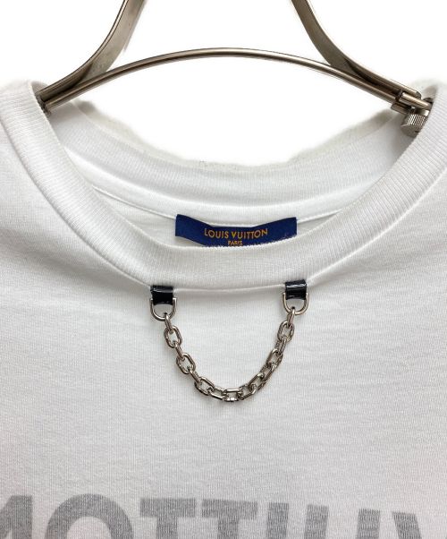 LOUIS VUITTON（ルイ ヴィトン）LOUIS VUITTON (ルイ ヴィトン) 反転ロゴプリントTシャツ ホワイト サイズ:XLの古着・服飾アイテム