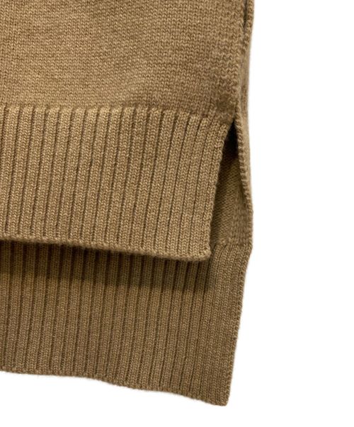 Maison Margiela 10（メゾンマルジェラ 10）Maison Margiela 10 (メゾンマルジェラ) ニットベスト ベージュ サイズ:Ｌの古着・服飾アイテム