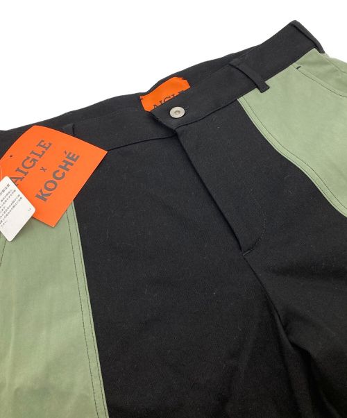 AIGLE（エーグル）AIGLE (エーグル) KOCHE (コシェ) ストレートパンツ オリーブ×ブラック サイズ:Ｍ 未使用品の古着・服飾アイテム