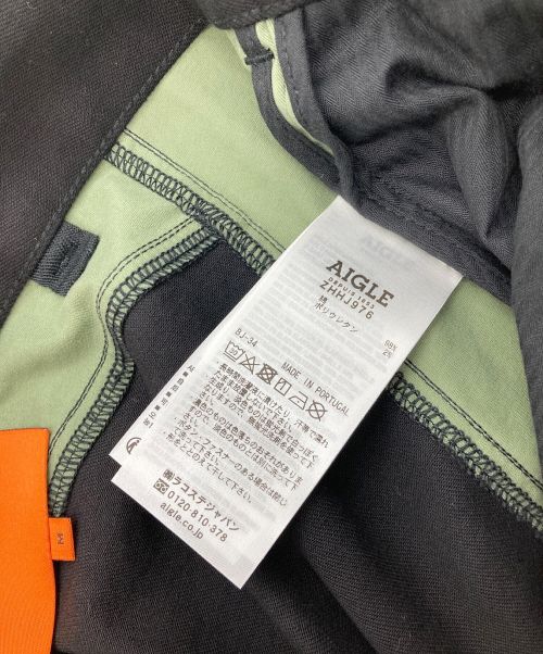 AIGLE（エーグル）AIGLE (エーグル) KOCHE (コシェ) ストレートパンツ オリーブ×ブラック サイズ:Ｍ 未使用品の古着・服飾アイテム