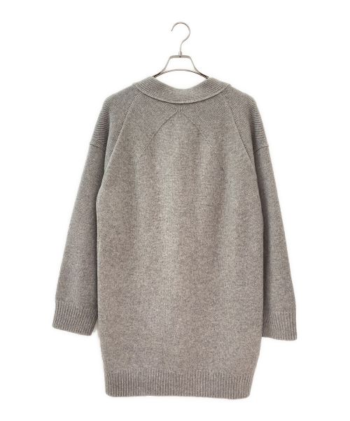 CELINE（セリーヌ）CELINE (セリーヌ) ニットカーディガン/フィービー期/Archive グレー サイズ:Sの古着・服飾アイテム