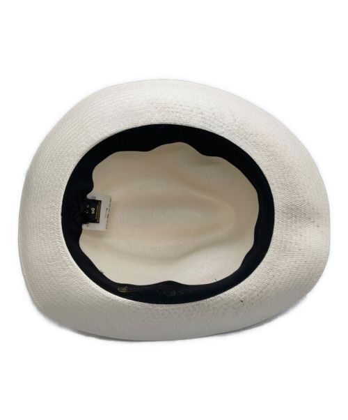 BORSALINO（ボルサリーノ）BORSALINO (ボルサリーノ) パナマハット アイボリー サイズ:60の古着・服飾アイテム