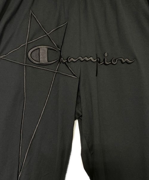 RICK OWENS（リックオウエンス）RICK OWENS (リック オウエンス) Champion (チャンピオン) JOGGER H.JERSEY ブラック サイズ:M 未使用品の古着・服飾アイテム