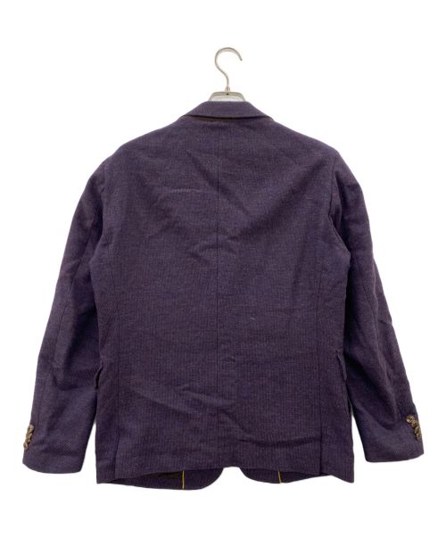 MAURIZIO BALDASSARI（マウリツィオバルダサーリ）MAURIZIO BALDASSARI (マウリツィオバルダサーリ) テーラードジャケット パープル サイズ:48の古着・服飾アイテム
