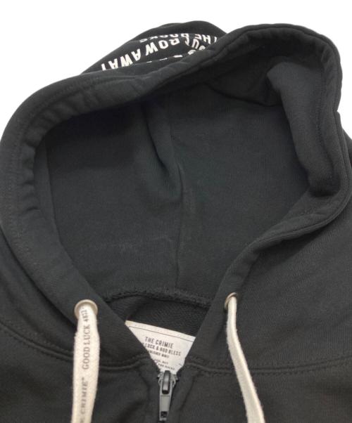 THE CRIMIE（ザ クライミー）THE CRIMIE (ザ クライミー) ジップパーカー ブラック サイズ:Lの古着・服飾アイテム