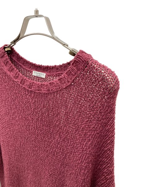 VERMEIL par iena（ヴェルメイユ パー イエナ）VERMEIL par iena (ヴェルメイユ パー イエナ) シルケットリリヤーン天竺ニット パープル サイズ:なしの古着・服飾アイテム