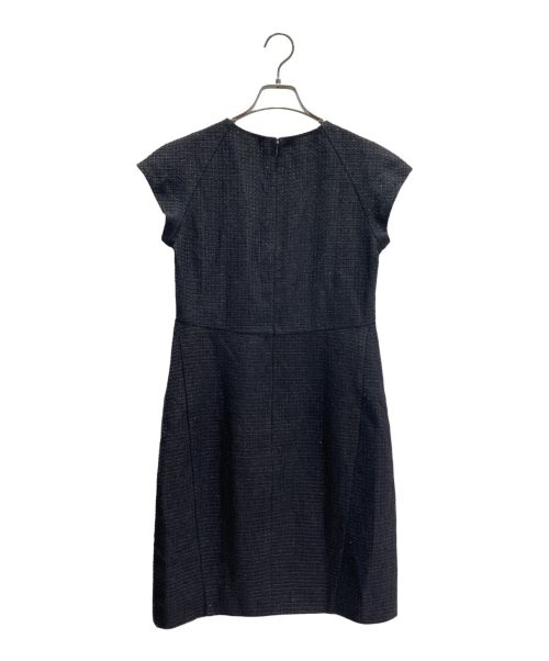 CHANEL（シャネル）CHANEL (シャネル) ツイードワンピース ブラック サイズ:38の古着・服飾アイテム