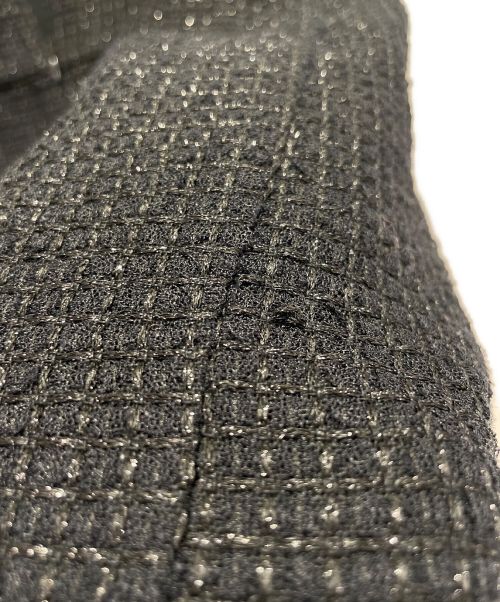 CHANEL（シャネル）CHANEL (シャネル) ツイードワンピース ブラック サイズ:38の古着・服飾アイテム