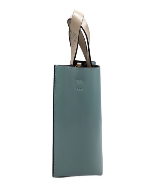 MARNI（マルニ）MARNI (マルニ) MUSEOミニバッグ 2ＷＡＹ ショルダーバッグ オレンジ×ブルーの古着・服飾アイテム