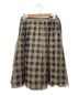 FOXEY (フォクシー) チェックリネンシルクスカート サイズ:40：4000円