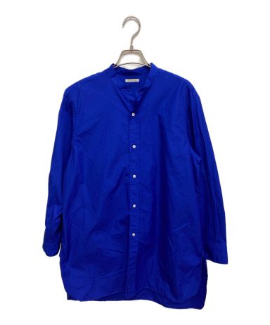 定価3.8万 HEUGN Rob コットンポプリンバンドカラーシャツ size3 3090045633384360_01_6443.jpeg