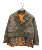 m's braqueエムズブラック）の古着「フィッシャーマンジャケット」｜オリーブ