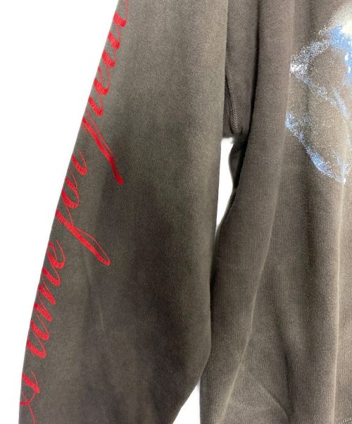 SAINT MICHAEL（セントマイケル）SAINT MICHAEL (セントマイケル) SORAYAMA (ソラヤマ) SWEAT SHIRT ブラック サイズ:SIZE Lの古着・服飾アイテム