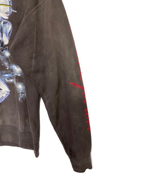 SAINT MICHAEL（セントマイケル）SAINT MICHAEL (セントマイケル) SORAYAMA (ソラヤマ) SWEAT SHIRT ブラック サイズ:SIZE Lの古着・服飾アイテム