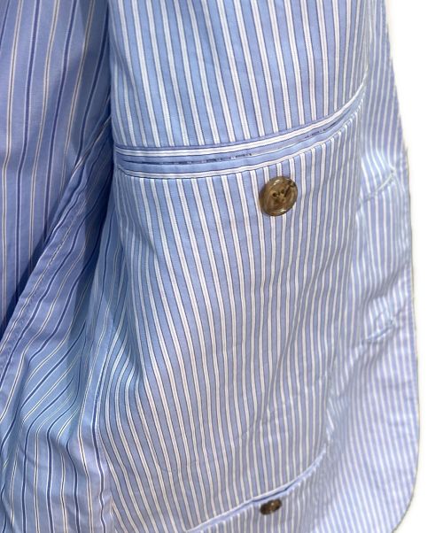 HERMES（エルメス）HERMES (エルメス) コットンジャケット ブルー サイズ:46の古着・服飾アイテム