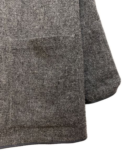 OAMC（オーエーエムシー）OAMC (オーエーエムシー) Harris Tweed (ハリスツイード) 19AW Collarless CORT  グレー サイズ:Sの古着・服飾アイテム