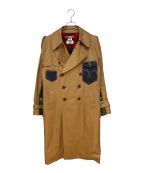 eYe COMME des GARCONS JUNYAWATANABE MAN×LEVI'Sアイ コム デ ギャルソン ジュンヤ ワタナベ マン×リーバイス）の古着「22AW 再構築トレンチコート」｜ベージュ