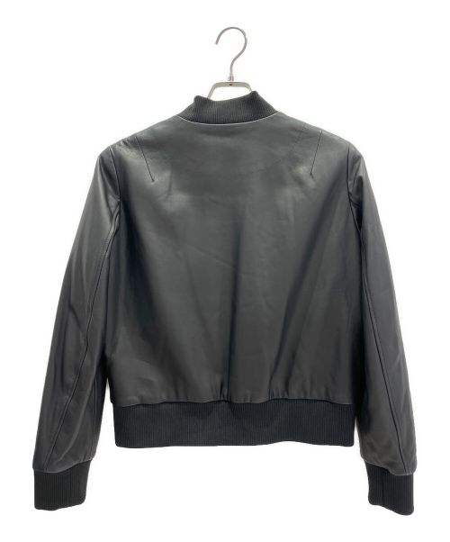 FENDI（フェンディ）FENDI (フェンディ) リボンパールレザージャケット ブラック サイズ:42の古着・服飾アイテム