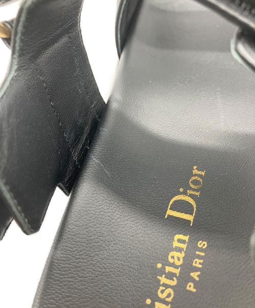 Christian Dior（クリスチャン ディオール）Christian Dior (クリスチャン ディオール) DIORACT サンダル ブラック サイズ:36 1/2の古着・服飾アイテム