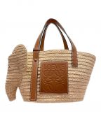 LOEWEロエベ）の古着「エレファント バスケットバッグ スモール」｜ベージュ