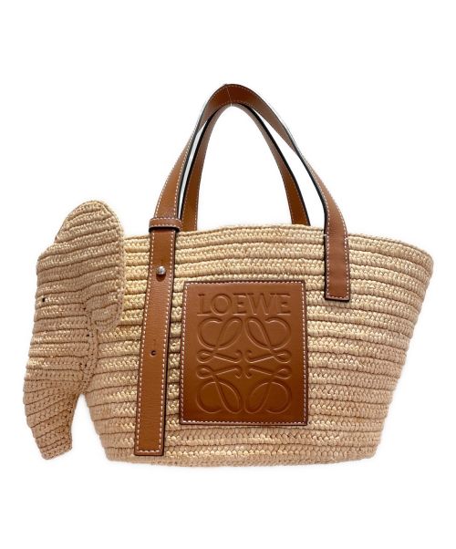 LOEWE（ロエベ）LOEWE (ロエベ) エレファント バスケットバッグ スモール ベージュ サイズ:スモールの古着・服飾アイテム
