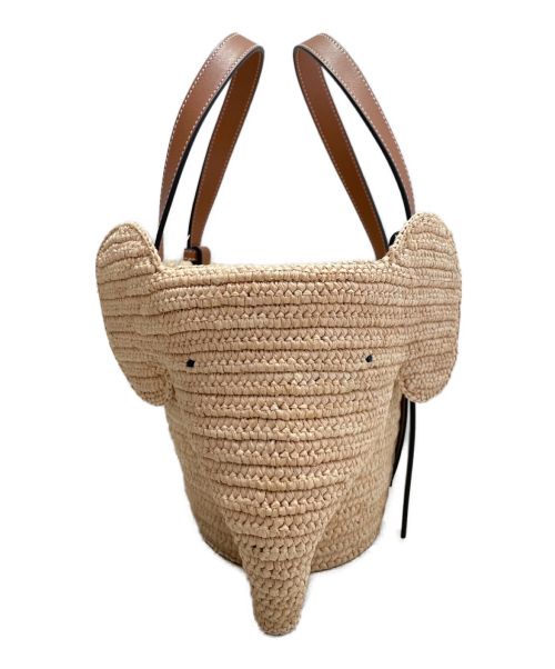 LOEWE（ロエベ）LOEWE (ロエベ) エレファント バスケットバッグ スモール ベージュ サイズ:スモールの古着・服飾アイテム