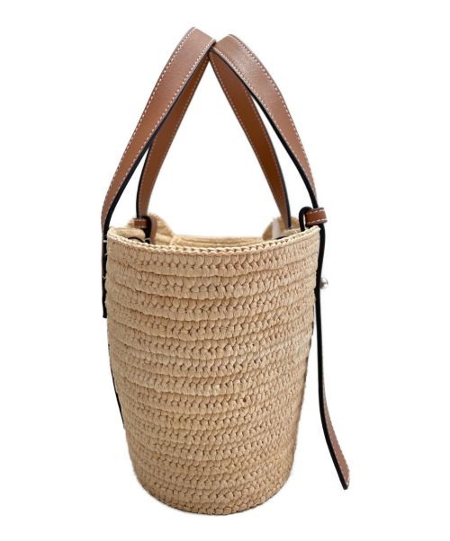 LOEWE（ロエベ）LOEWE (ロエベ) エレファント バスケットバッグ スモール ベージュ サイズ:スモールの古着・服飾アイテム