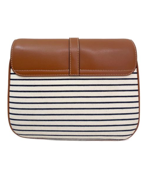 CELINE（セリーヌ）CELINE (セリーヌ) タブゥ ブラウン×ホワイト×ネイビーの古着・服飾アイテム