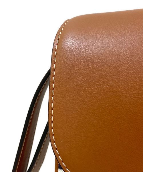 CELINE（セリーヌ）CELINE (セリーヌ) タブゥ ブラウン×ホワイト×ネイビーの古着・服飾アイテム