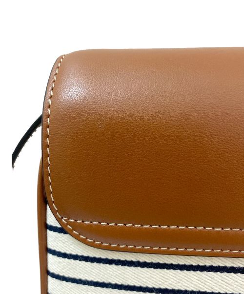 CELINE（セリーヌ）CELINE (セリーヌ) タブゥ ブラウン×ホワイト×ネイビーの古着・服飾アイテム