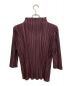 PLEATS PLEASE (プリーツプリーズ) ハイネックプリーツブラウス パープル サイズ:3：34800円