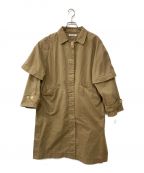 Henrik Vibskovヘンリック ヴィブスコフ）の古着「ステンカラーコート」｜ベージュ