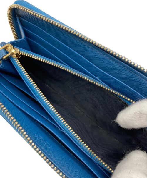 PRADA（プラダ）PRADA (プラダ) 長財布 ブルー サイズ:-の古着・服飾アイテム