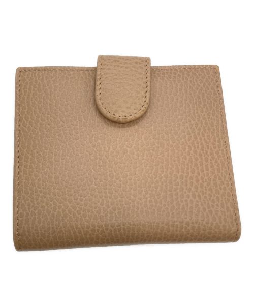 GUCCI（グッチ）GUCCI (グッチ) インターロッキングG2つ折り財布 ベージュの古着・服飾アイテム