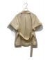 ANAYI (アナイ) 23SS バイオツイルベルト付き半袖ジャケット アイボリー サイズ:38 未使用品：11000円