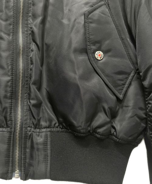 HUMAN MADE（ヒューマンメイド）HUMAN MADE (ヒューマンメイド) MA-1ジャケット ブラック サイズ:Lの古着・服飾アイテム